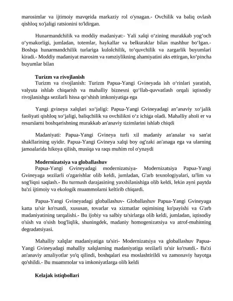 Yangi Gvineya Xalqlari Xo'Jaligi Va Madaniyati 3