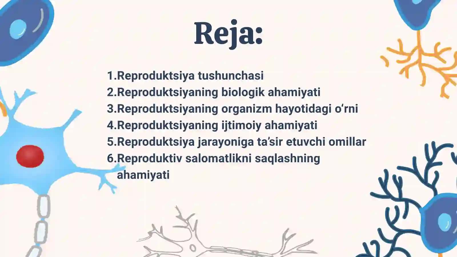 Reproduksiya tushunchasi 3