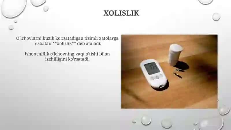 Psixologik o'lchov xususiyatlari 3