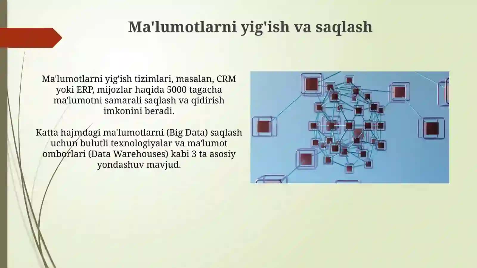 Axborot tizimlarining asosiy vazifalari 3