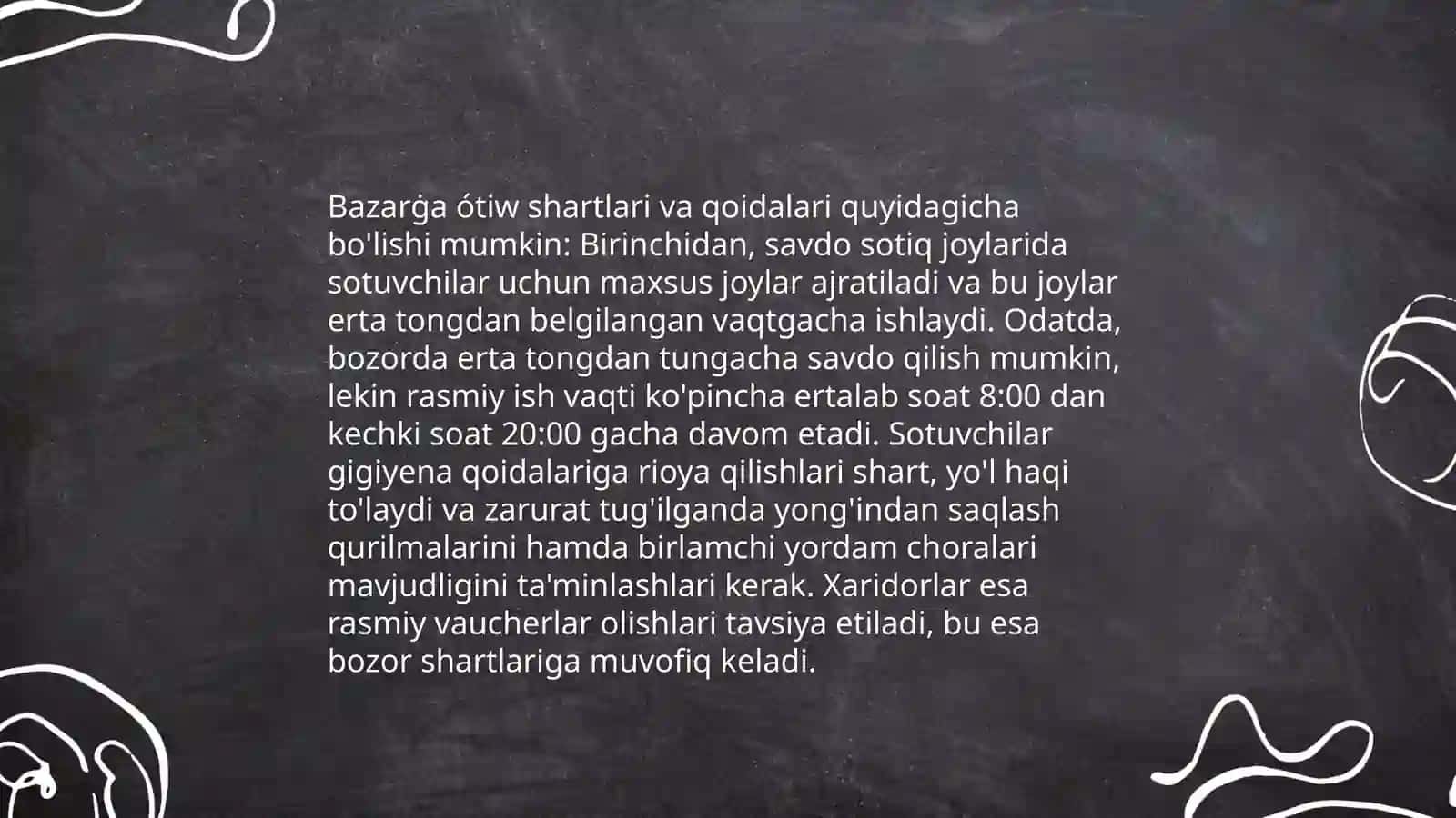 Bazarġa ótiw sharayatinda bahalardiń qáliplesiwi 3