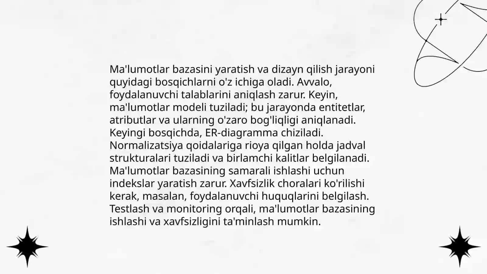 Formalarni yaratish bo'yicha umumiy ko'rsatmalar 3