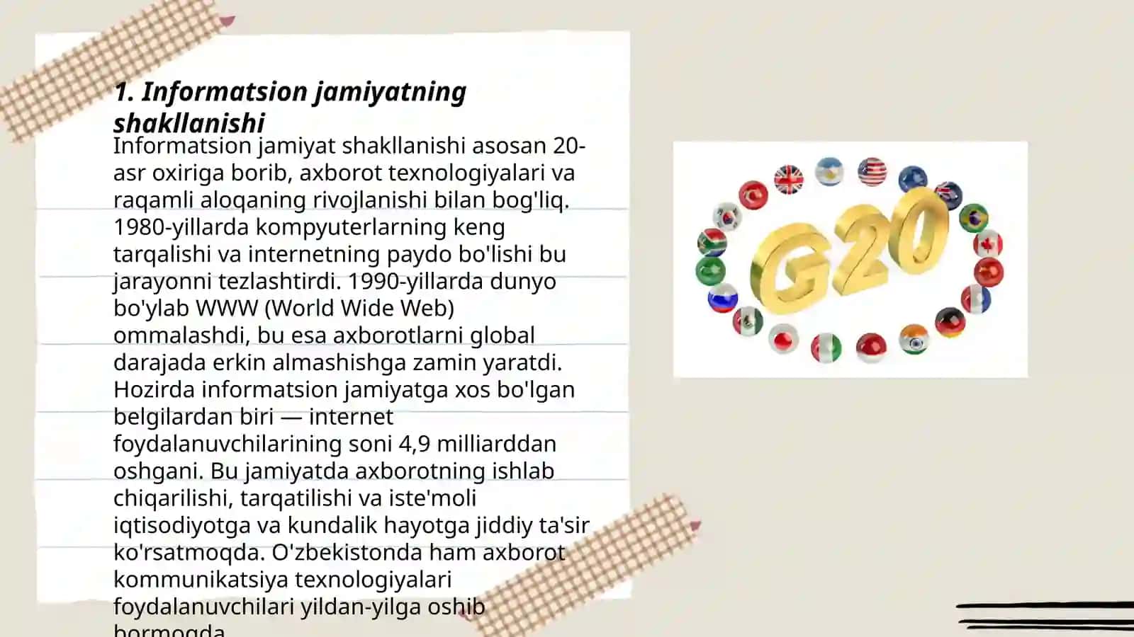 Informatsion jamiyatning shakllanishi 3