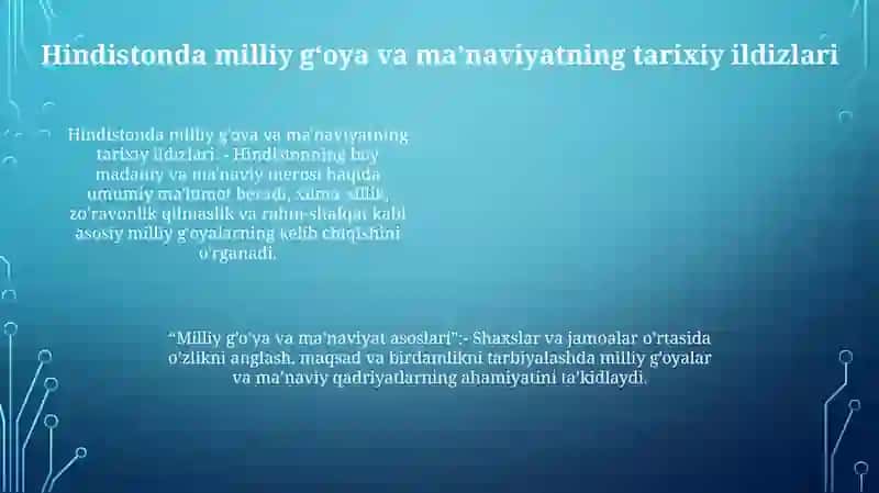 Milliy G'Oya Manaviyat Asoslari Va Huquq Ta’Limi Bakalavriat Talim Yo'Nalishida O'Qitiladigan Milliy G'Oya Va Ma'Naviyat Asoslari Turkimiga Kiruvchi Fanlar 3
