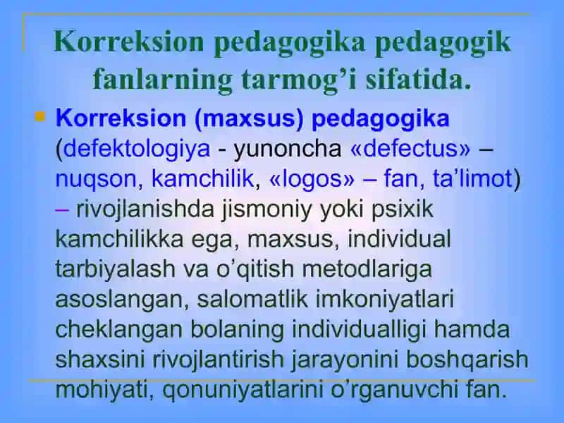 Korreksion (maxsus) pedagogika 3
