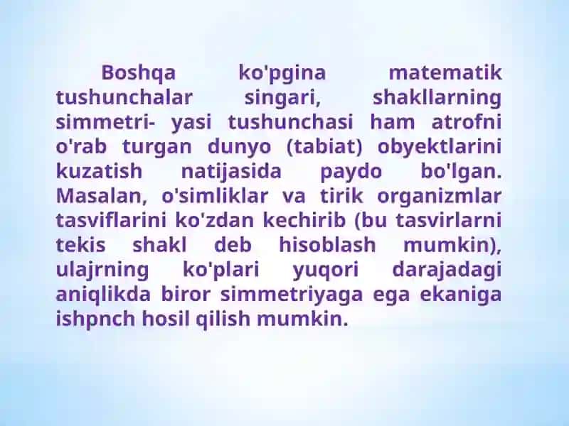 SIMMETRIK KO'PHADLARNING ASOSIY TEOREMASI 3