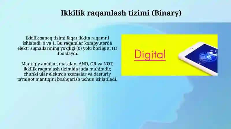 Raqamli elementlar haqida umumiy tushunchalar 3