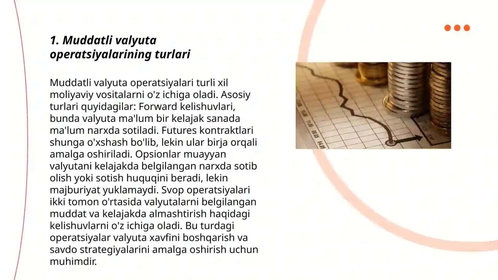Muddatli valyuta operatsiyalarining turlari 3