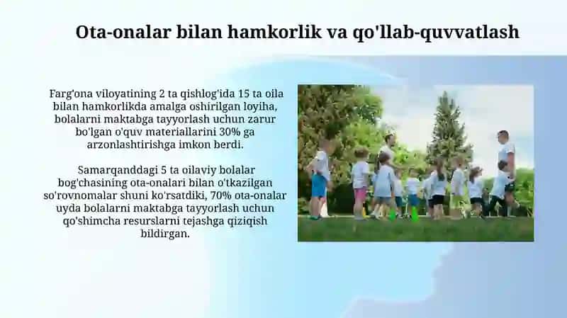 Qisqa muddatli guruhlarda maktabga tayyorlashni tejalashtirish 3