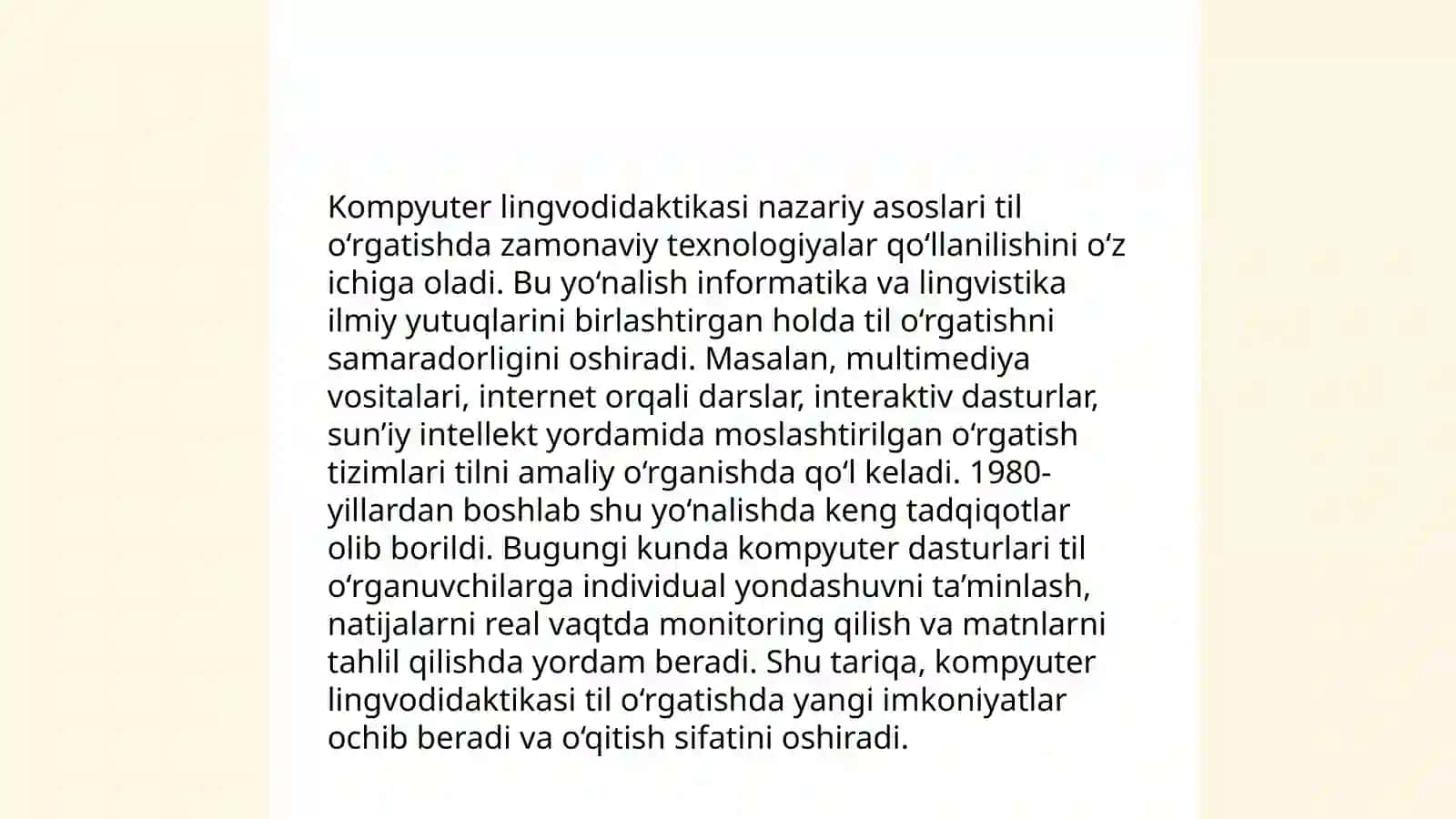 Kompyuter lingvodidaktikasi 3