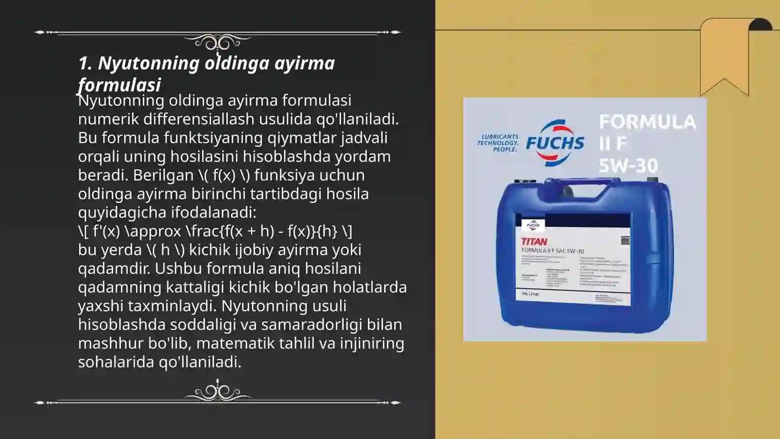 Lagranjlar interpolyatsiya formulasi 3