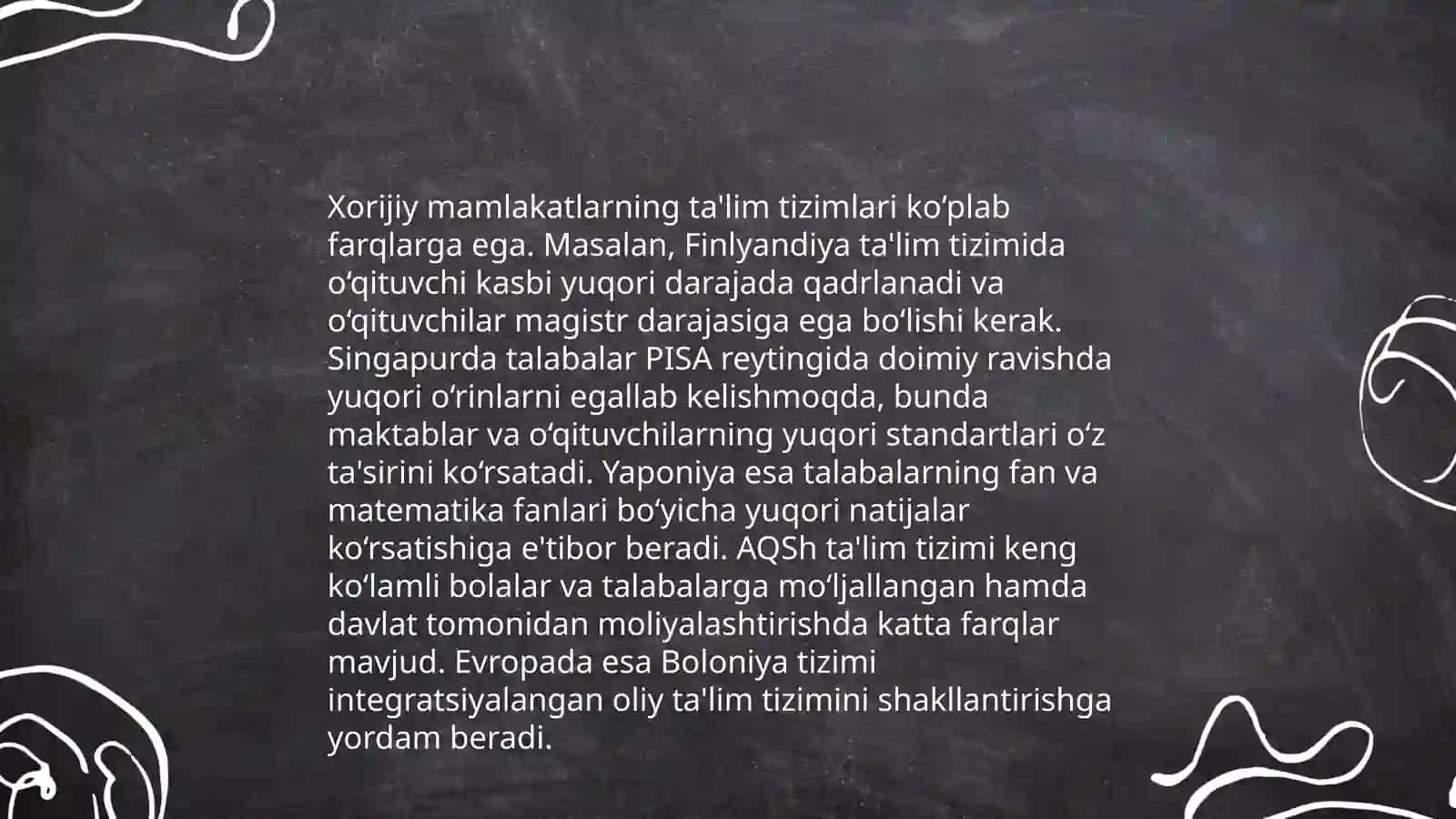 Rivojlangan xorijiy mamlakatlarda ta'lim tizimi 3