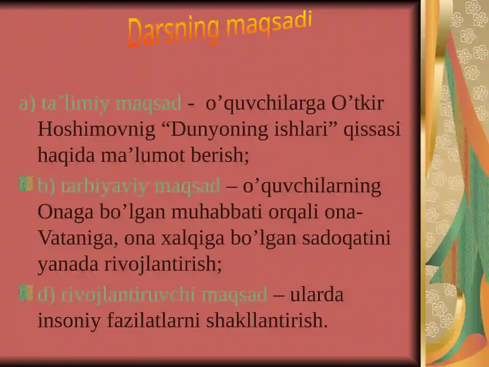 5-sinf Adabiyot Anvar Obidjon hayoti va ijodi dars taqdimoti 3
