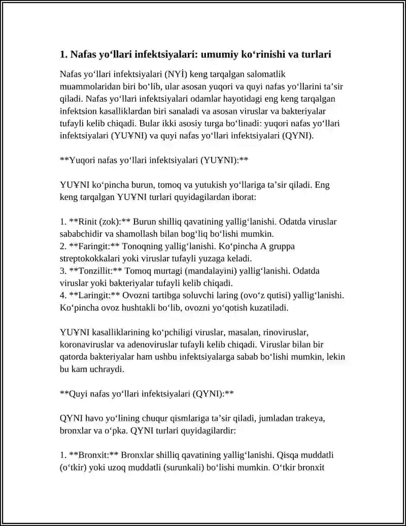 NAFAS YO'LLARI INFEKTSIYALARI KO'KYO'TAL PARAKO'KYO'TAL 3