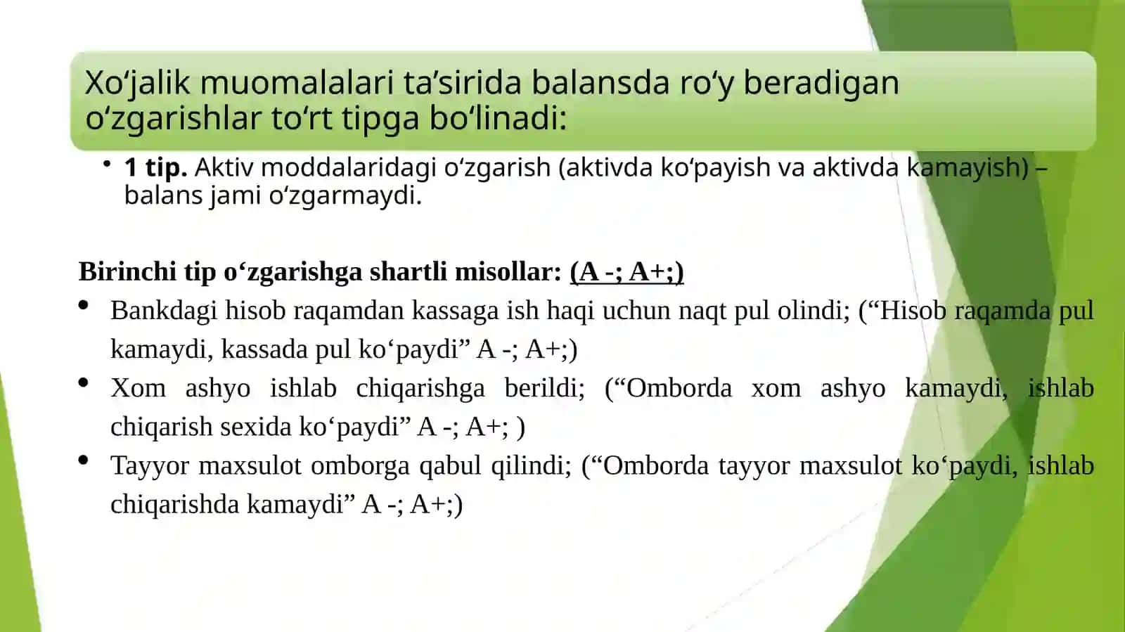 Boshqaruv hisobining nazariy asoslari. Boshqaruv hisobida asosiy ko'rsatkichlarni rejalashtirish va boshqarish 3