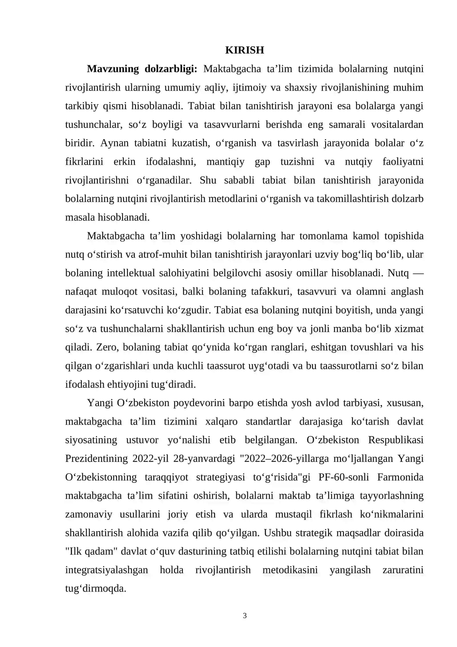 Tabiat bilan tanishtirish jarayonida bolalarning nutqini rivojlantirish metodlari 3