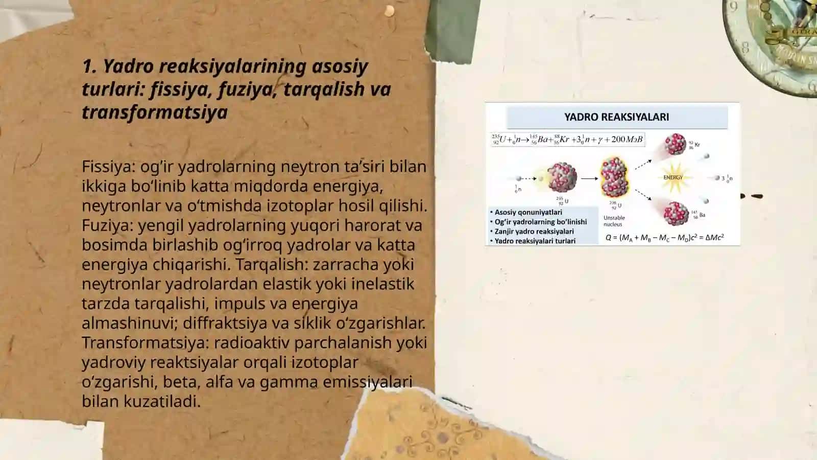 Yadro reaksiyalari 3