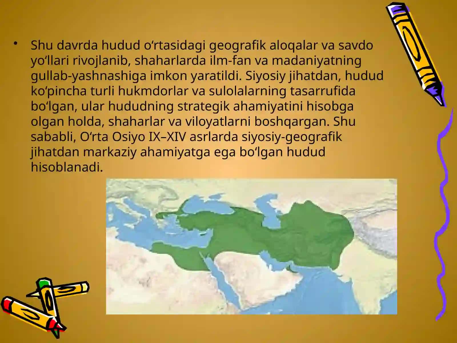 IX–XIVasrlar O‘rta Osiyo tarixiy geografiyasi 3