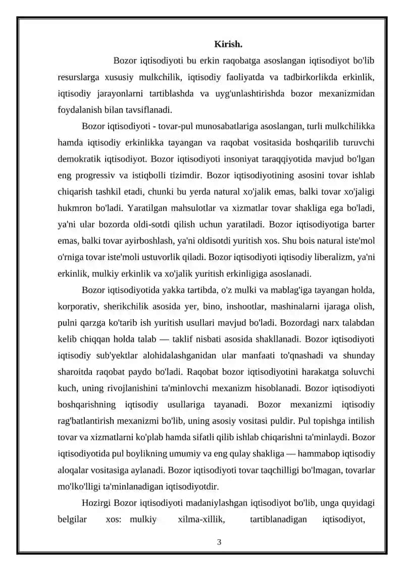 Bozor Iqtisodiyotida Iqtisodiy Muassasalar va Davlatning Roli 3