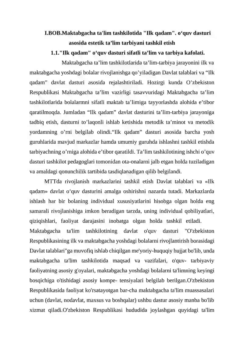 Ilk Qadam Dasturi 3