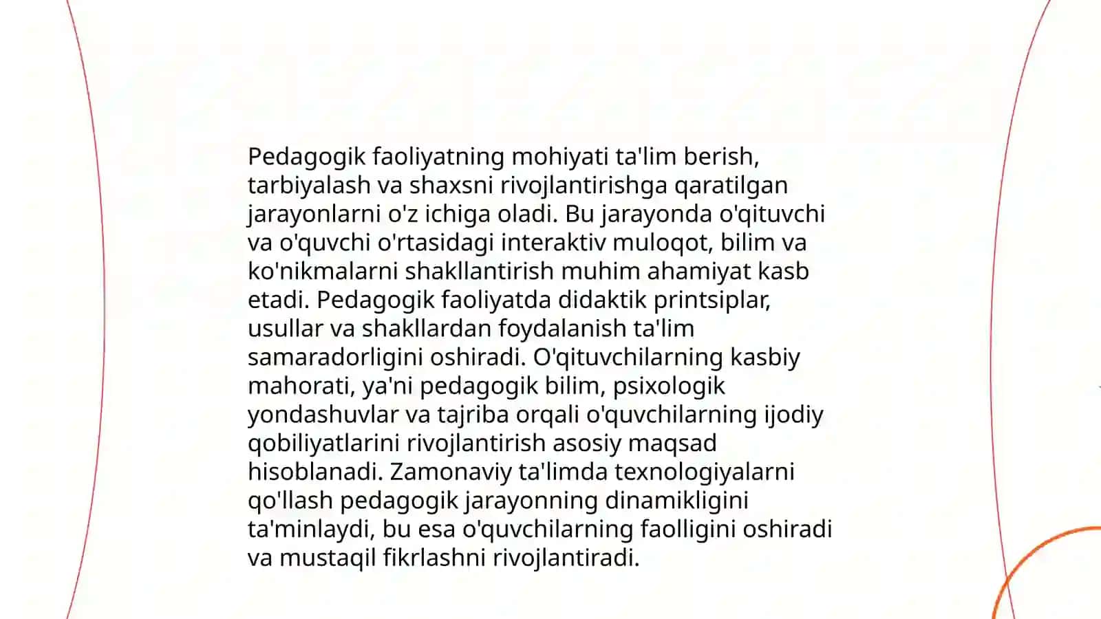 Pedagogik faoliyat pedagogik qobiliyat va uning turlari 3