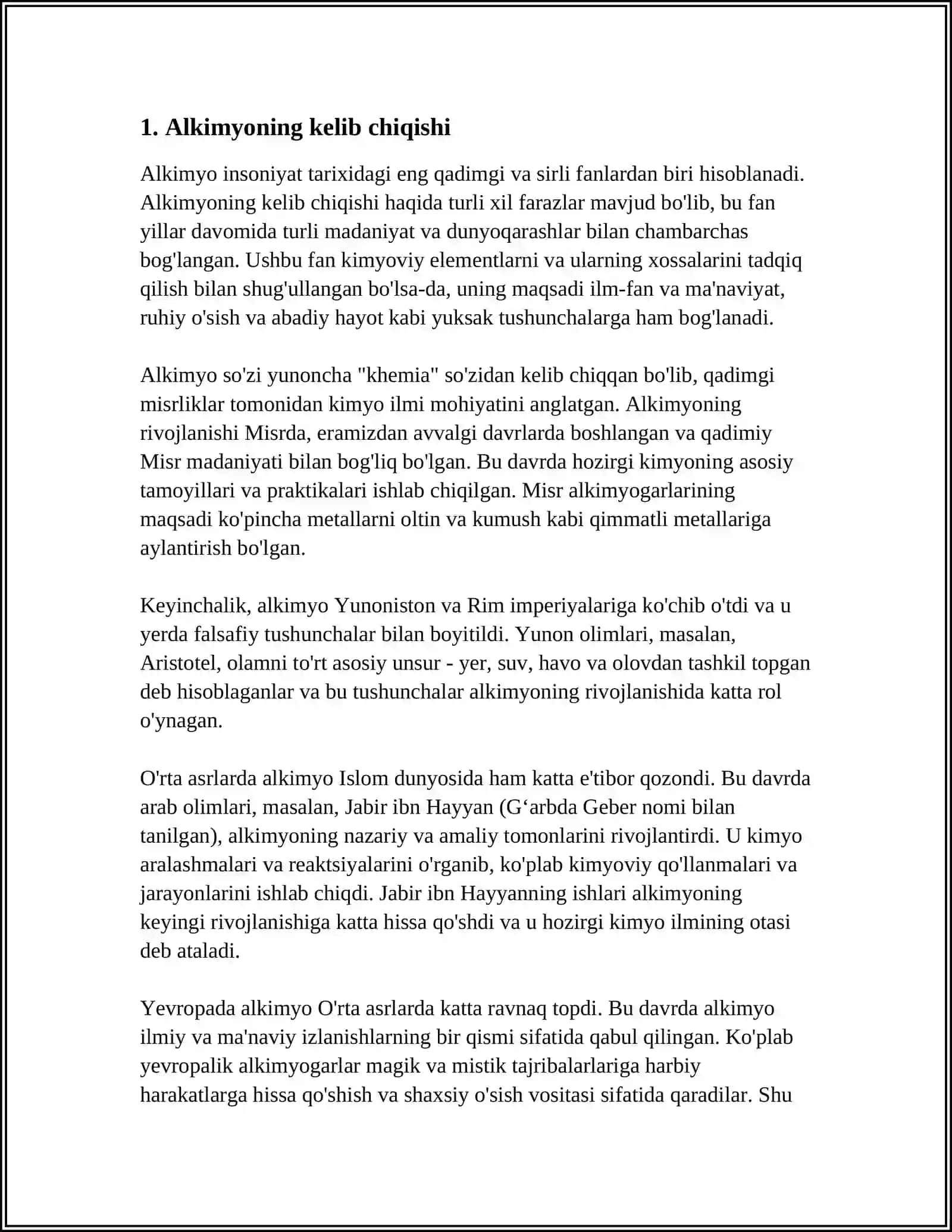 YEVROPADA ALKIMYO VA UNING RIVOJLANISHI 3