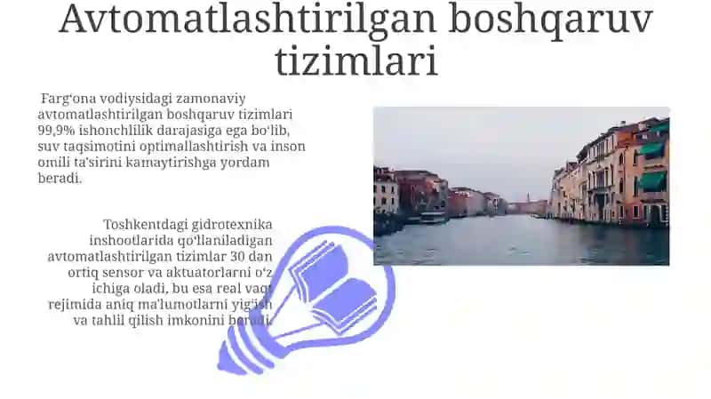 Kanallardagi gidrotexnika inshootlaridan foydalanishda nazorat òlchash apparaturasi 3
