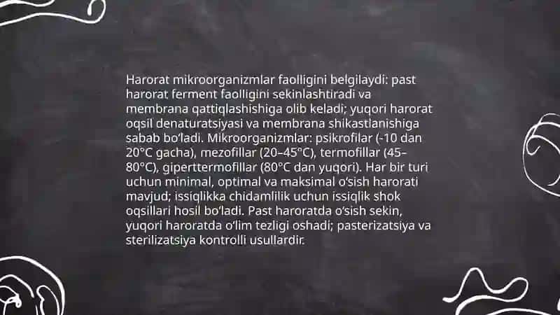 Tashqi muhit omillarini mikroorganizmlarga taʼsiri 3