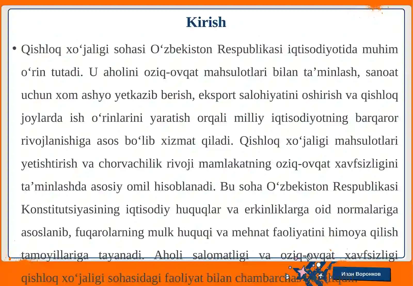 Qishloq xo‘jaligidagi huquqbuzarlik, veterinariya, veterinariya-sanitariya qoidalarini buzganlik sohasidagi ma’muriy huquqbuzarliklar tarkibi 3