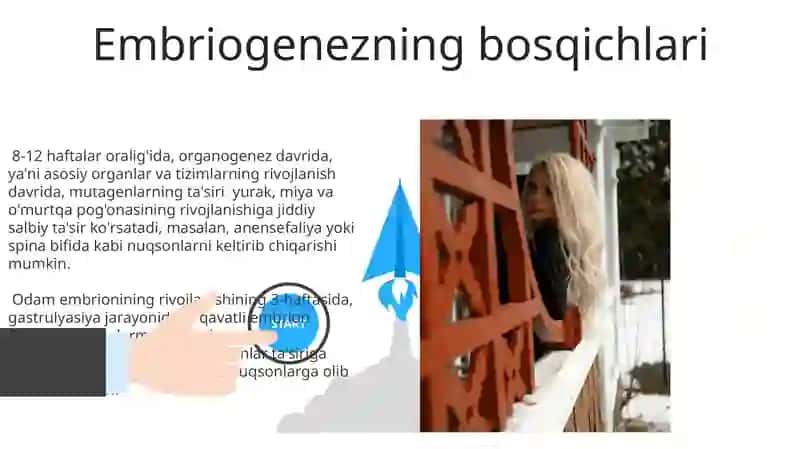 MUXIT OMILLARINING EMBRIOGENEZGA TA'SIRI.ODAMDA RIVOJLANISHNING QALTIS DAVRLARI 3
