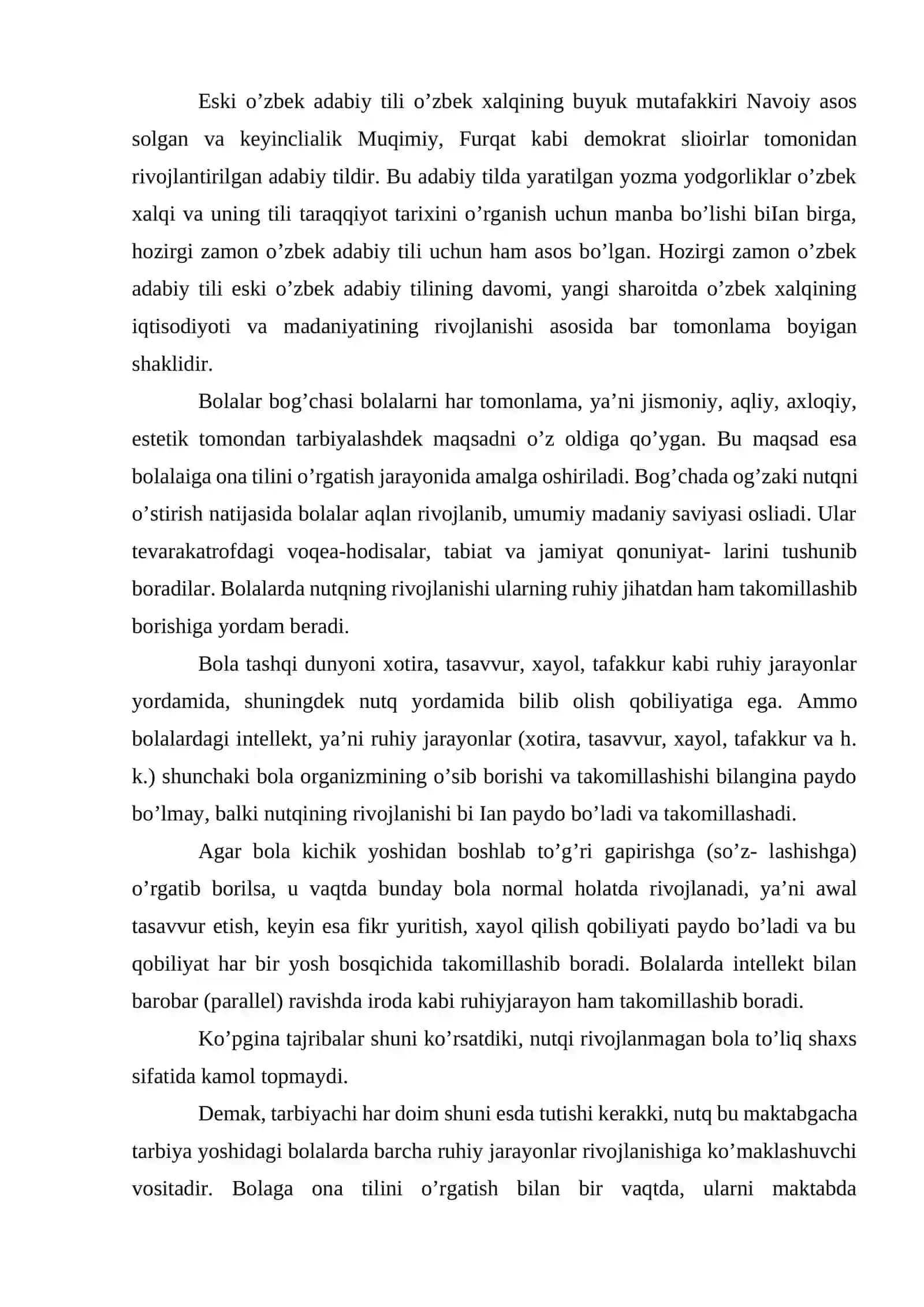 Maktabgacha tarbiya tizimida ona tili 3
