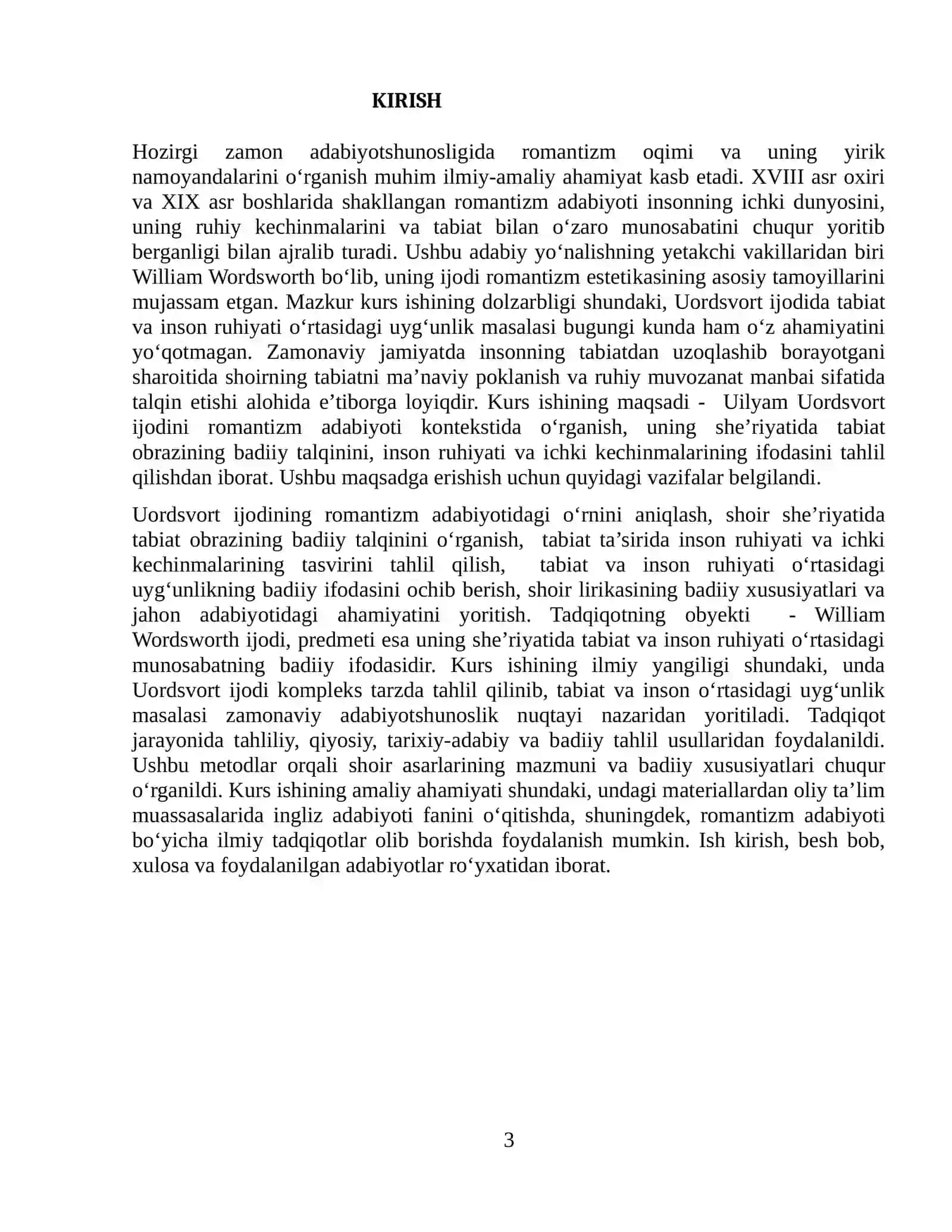 Uilyam Uordsvort She’riyatida Tabiat Va Inson Ruhiyati Munosabati 3