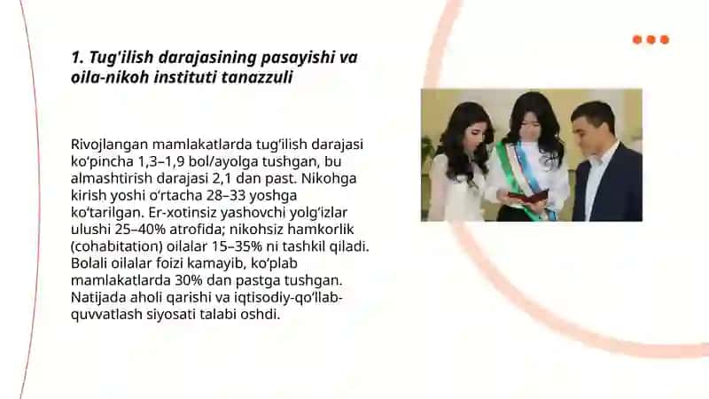 Rovojlangan davlatlarda oila - nikoh instituti tanazzuli 3