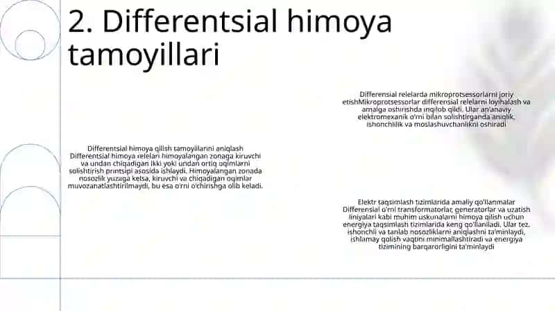 YigʻMa Shinalarda Dif Rele Sxemalarida Mikroprotsessorlardan Foydalanish 3