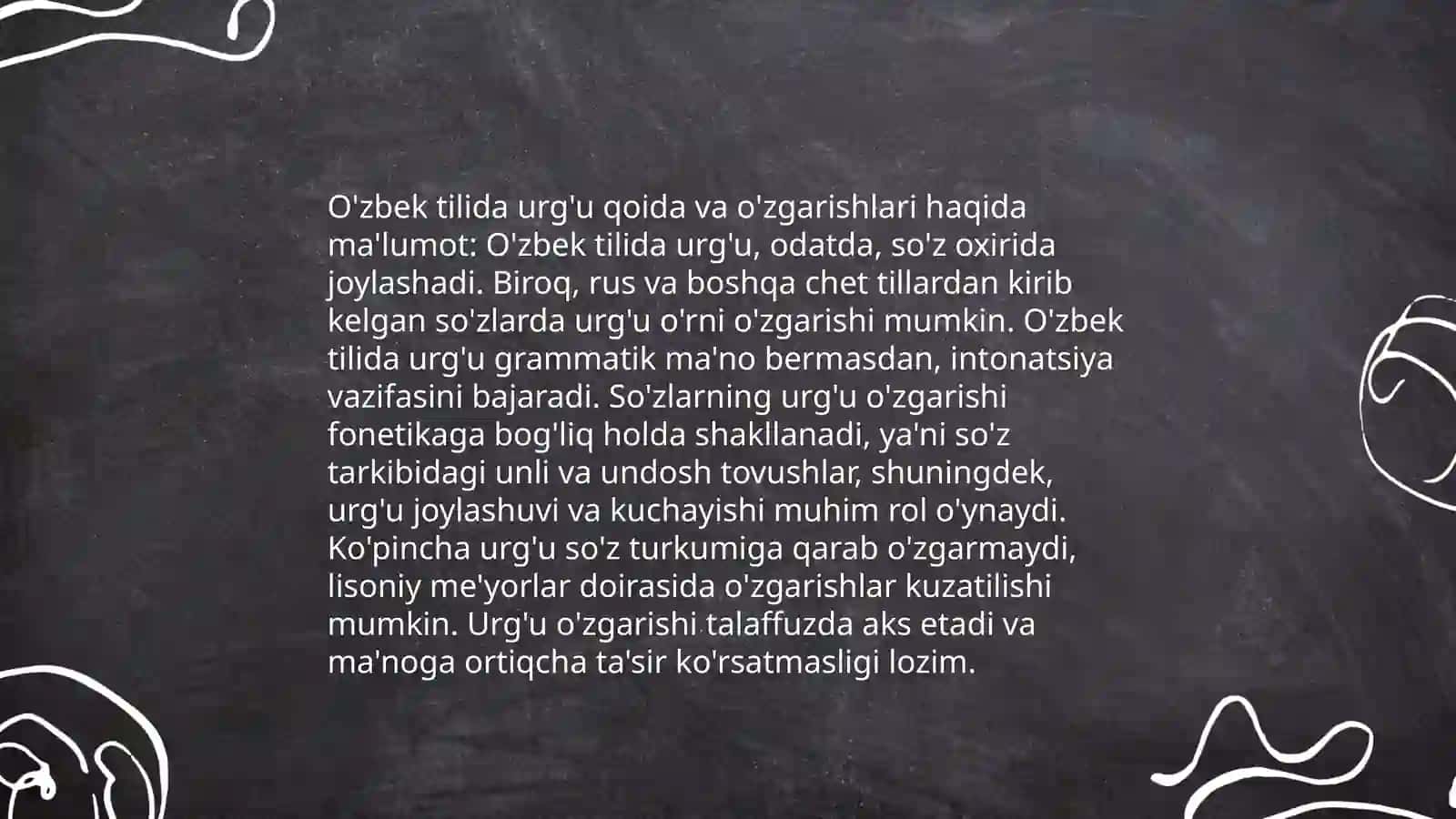 O'zbek tilining orfoepiyasi va asosiy imlo qoidalari 3