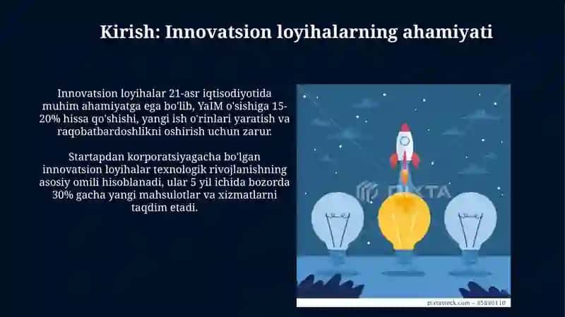 Startapdan korporatsiyagacha innovatsion loyihalar: asosiy bosqichlar 3