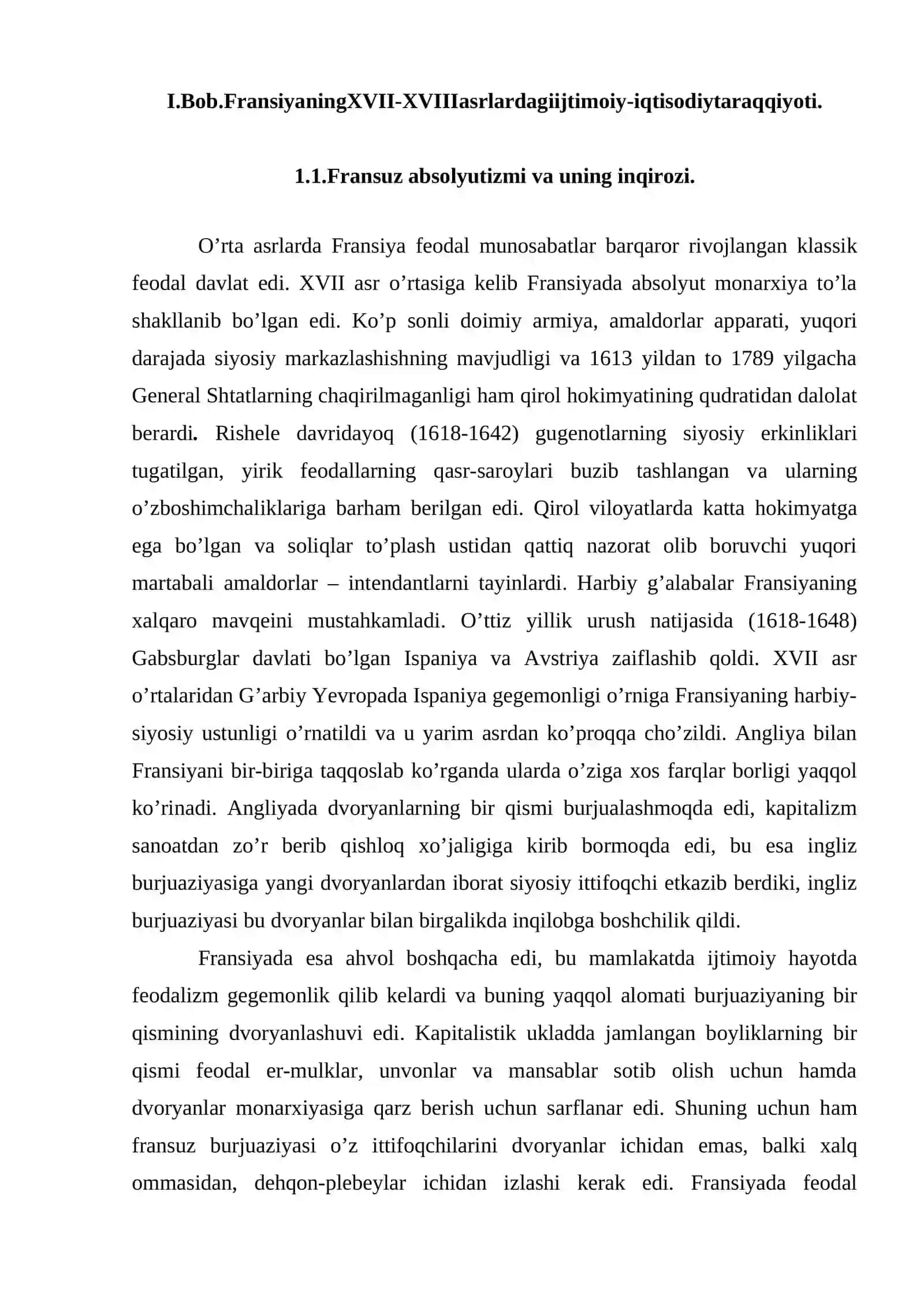 Fransiya XVII asrning ikkinchi yarmi - XX asr boshida 3