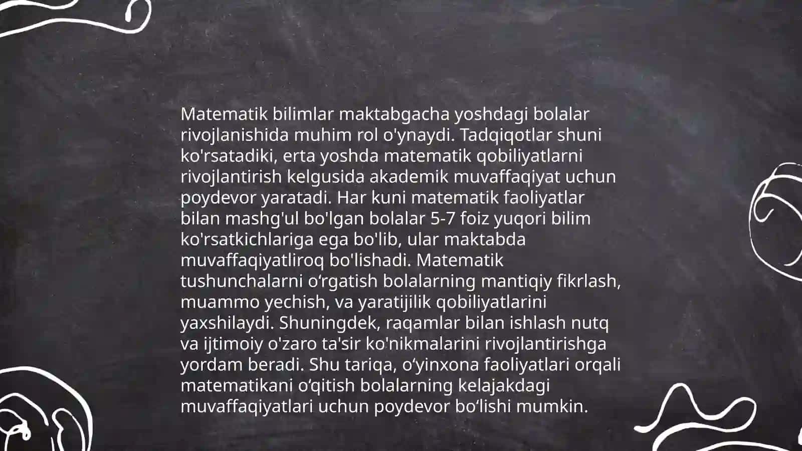 Matematik bilimlarni rivojlantirish 3