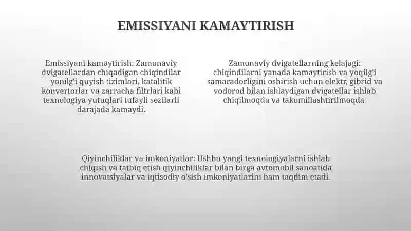 Zamonaviy Dvigatellarning Istiqbollari 3