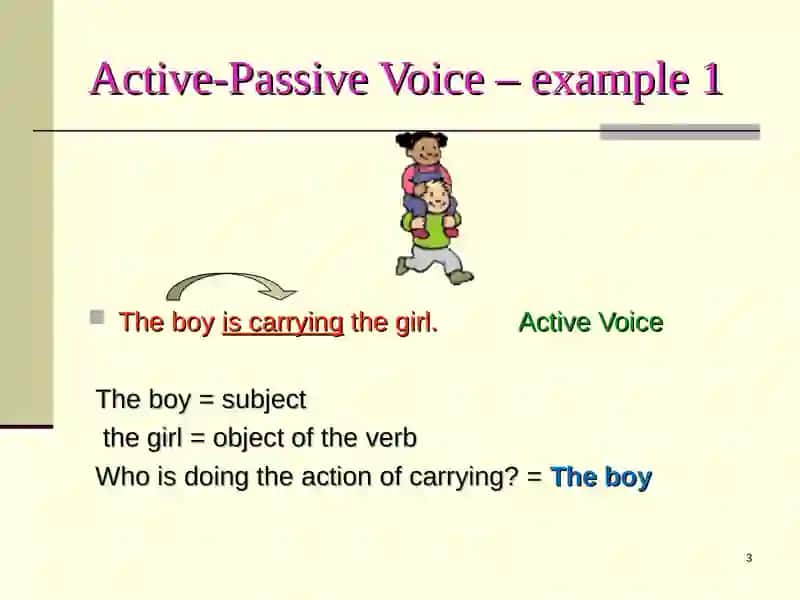 Passive Voice 3