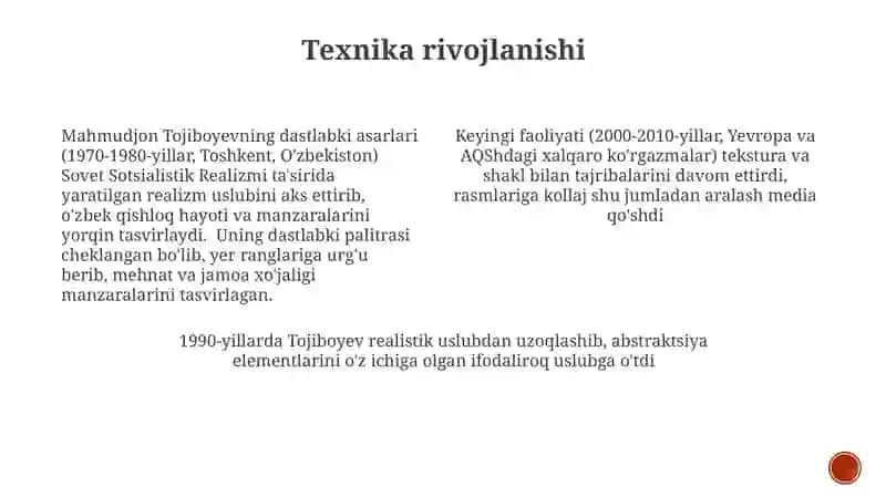 Mahmudjon Tojiboyev hayoti va ijodi 3