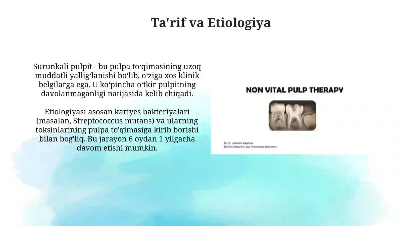 Surunkali pulpitlar 3