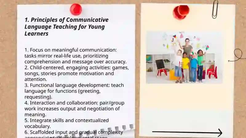 Principles of Communicative Language Teaching for Young Learners 3