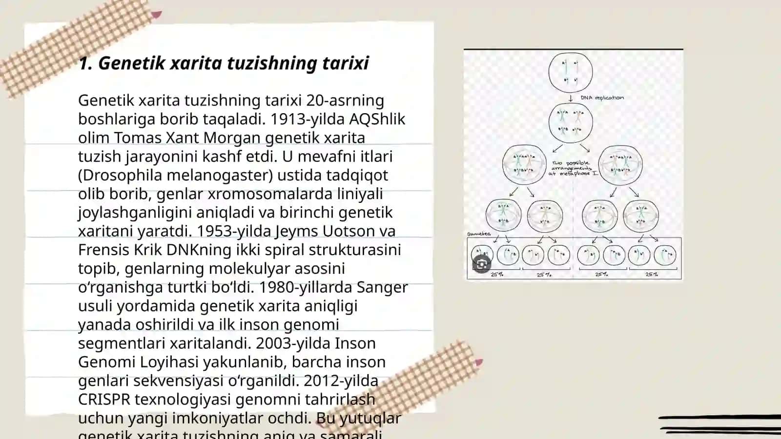 Genetik xarita tuzish prinsiplari 3