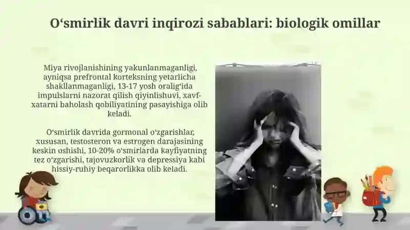 Oʻsmirlik davri inqirozi va uning pisixologik, psixofiziologik sabablari 3