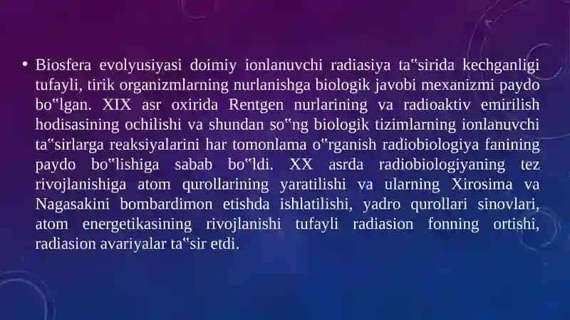 Rodiaktiv nurlarning organzim g'atasi, Rentgen nurlari va ularning biologik ta'siri 3