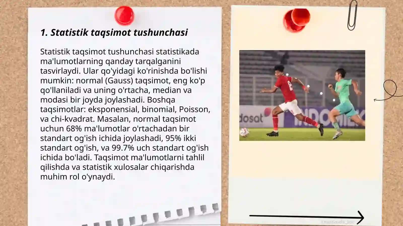 Statistik taqsimot. Poligan va gistogramma. Tanlanma bo'yicha parametrlarni baholash 3
