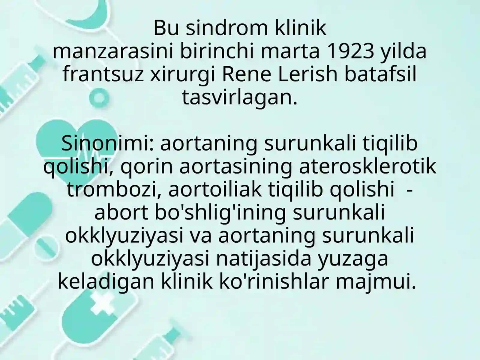 Lerish sindromi 3