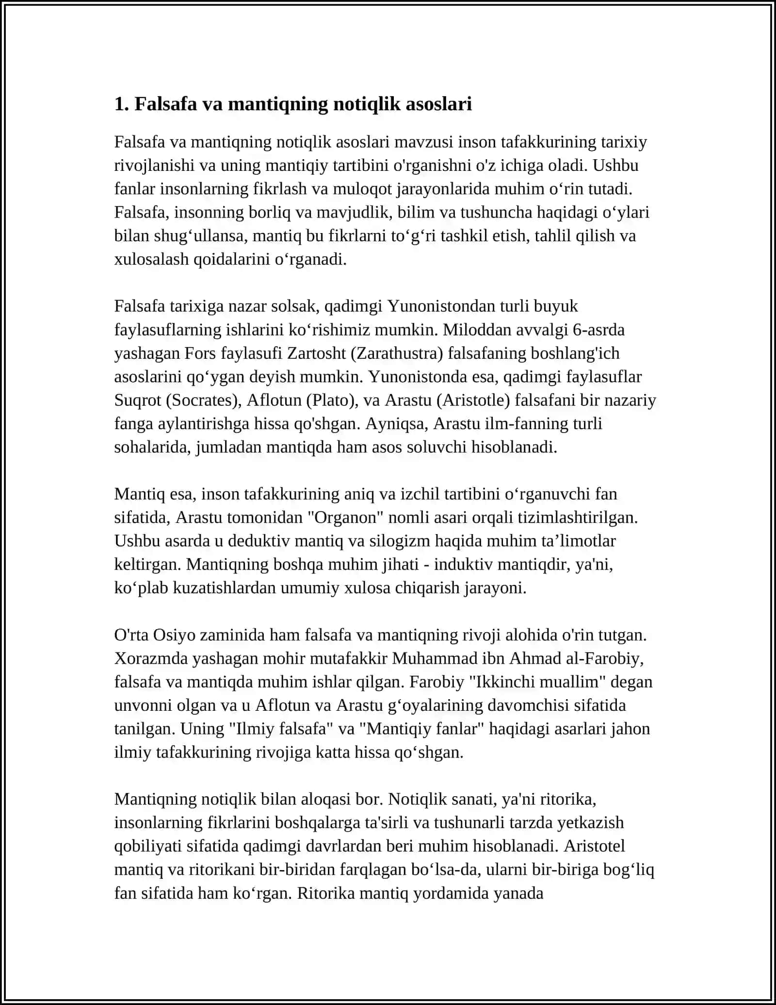 Falsafa va mantiqning notiqlik asoslari 3