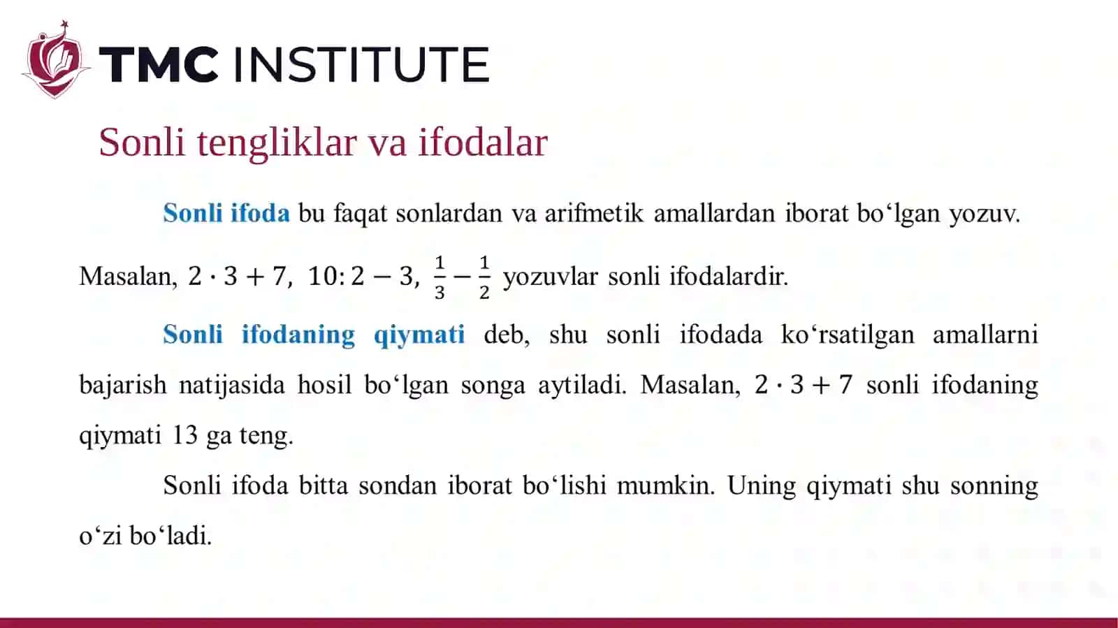 Tengliklar va tengsizliklar 3